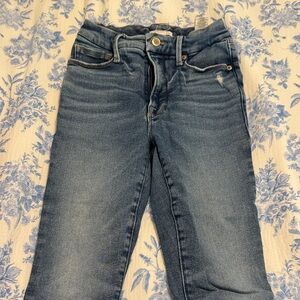 Good American Cropped Skinny Jeans